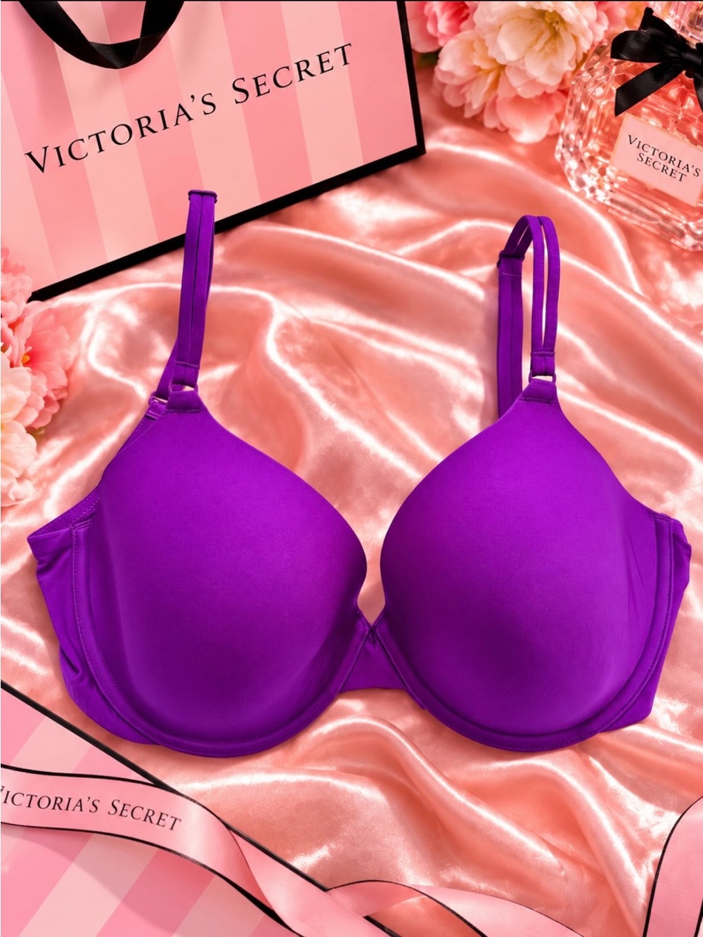 Victoria's Secret Vibrant Purple T-Shirt Bra